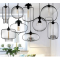 Modern design decorative Nordic E27 glass pendant light for restaurant